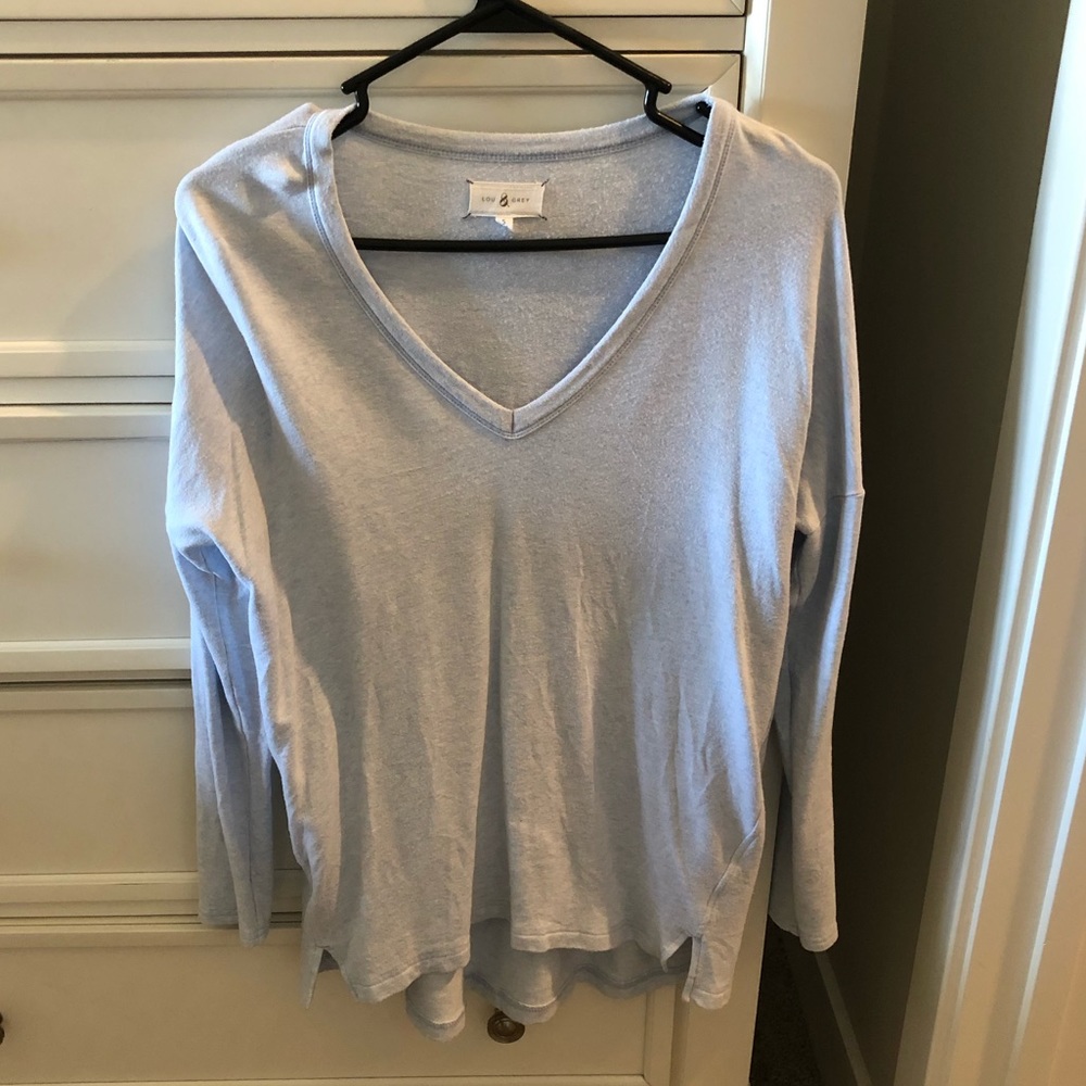 Lou and grey blue sweatshirt tee